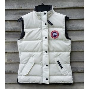Canada Goose White Freestyle Vest NWT Authentic XS